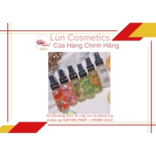Xịt khoáng 2in1 dưỡng ẩm và khoá lớp make up KATIRE PREP + PRIME 35ml