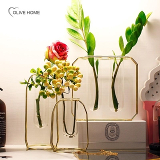 Bình hoa thủy sinh trang trí nội thất bằng thép không gỉ độc đáo