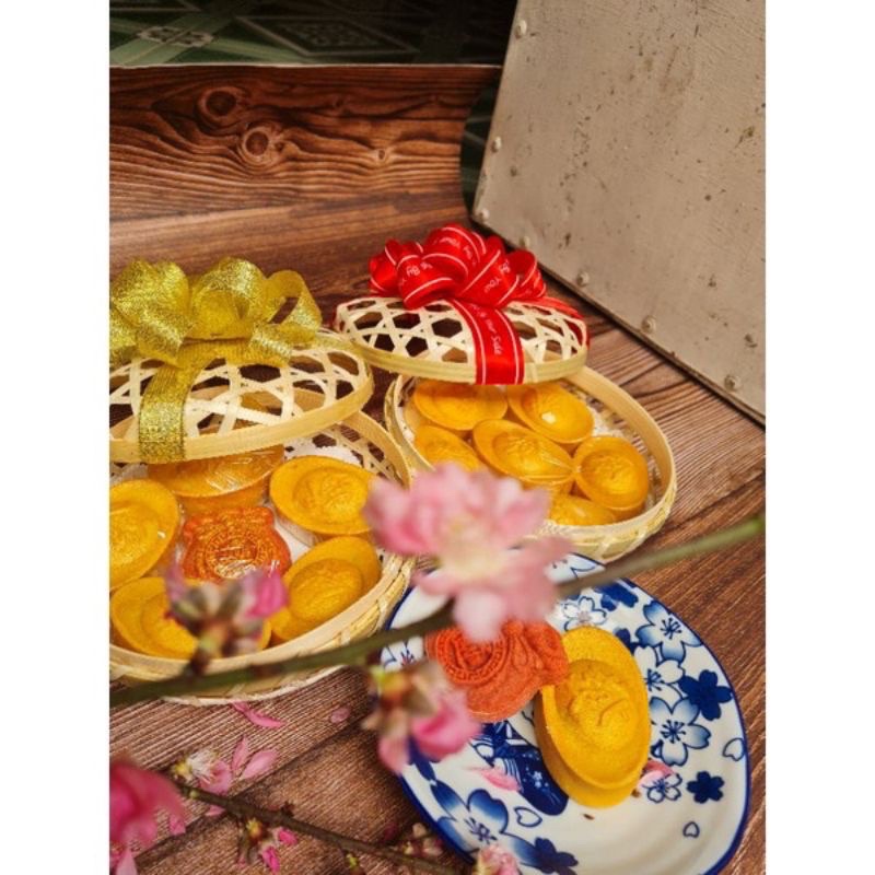 Khuôn bánh trung thu thỏi vàng Phúc Lộc Thọ Tài 50g 150g
