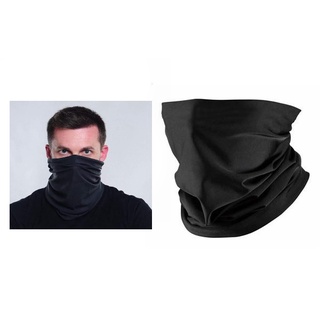 Khăn ống trùm đầu đa năng Khẩu trang đa năng Không in hình Chất liệu vải siêu co giãn 2 lớp, Chống nắng, Chống bụi