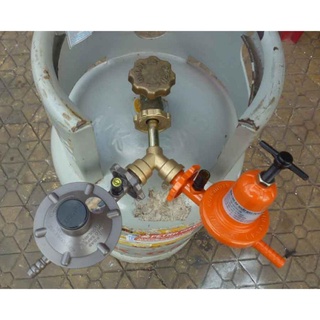 Y chia bình gas 2 bếp cao cấp