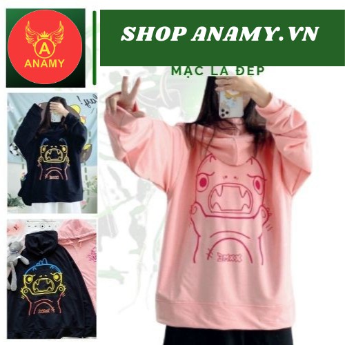 Áo Hoodie Không Xù lông Dành Cho Nam Cho Nữ  Có Mũ Chất Nỉ Form rộng có 3 màu from rộng Unisex