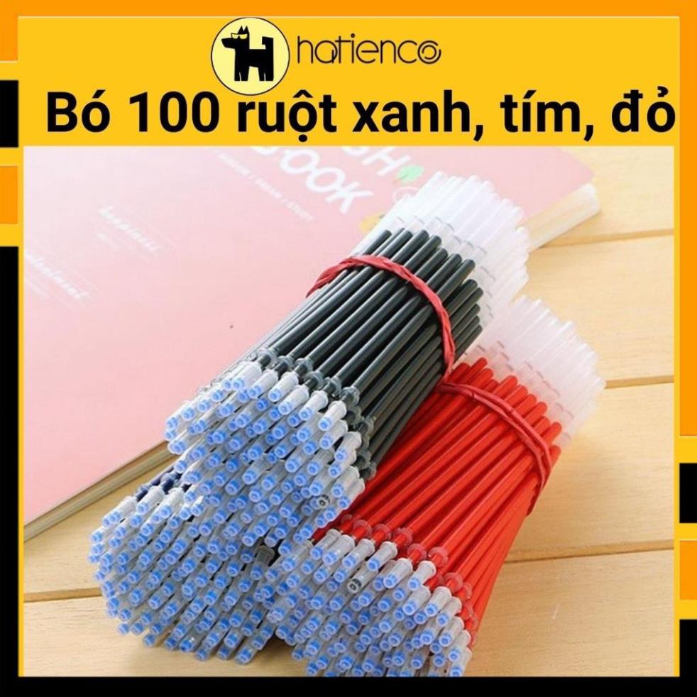 [SIÊU RẺ] Sỉ 100 Ruột bút mực, ngòi bút mực -  ruột giá rẻ, ruột tím. ruột xanh, ruột đen, ruột đỏ