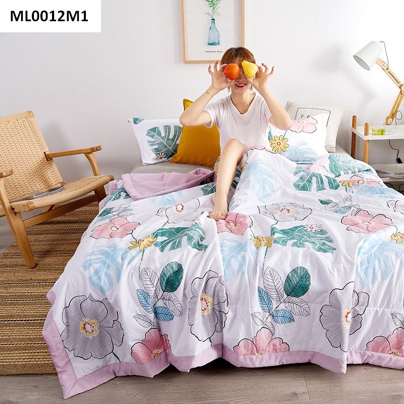 ML0012- Chăn điều hòa chất cotton thiên nhiên 180*220cm