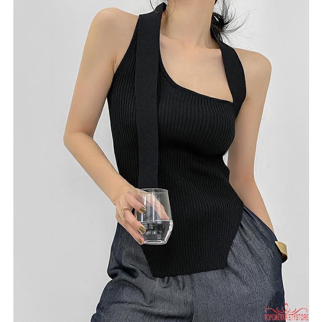 Áo Tank Top Dệt Kim Màu Sắc Thời Trang Cho Nữ | WebRaoVat - webraovat.net.vn