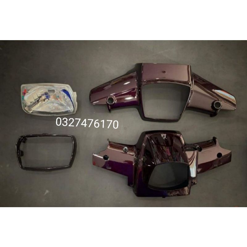 Nhựa võ đầu đèn xe Super DREAM luôn vành pha zin Honda