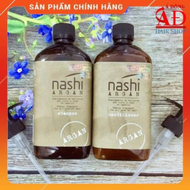 [NASHI-CHÍNH HÃNG ] DẦU GỘI XẢ PHỤC HỒI HƯ TỔN NASHI ARGAN 500ML