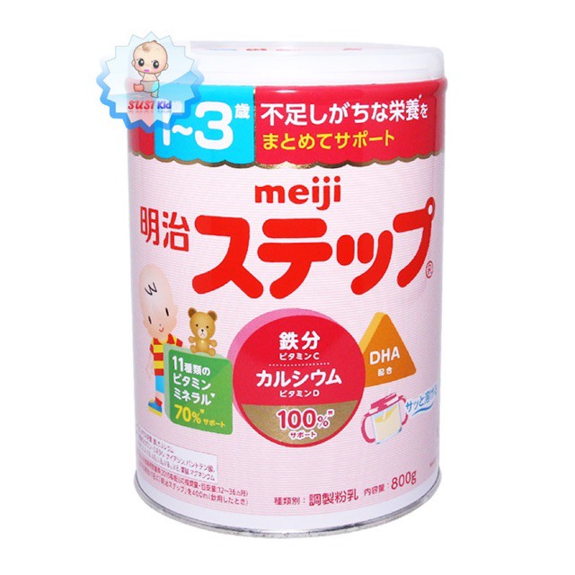 Sữa bột Meiji nội địa Nhật cho bé 800g date 2021