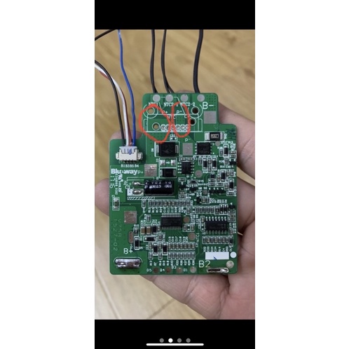 Mạch sịn 6S 24V Blu-Way hàng tháo khối pin Samsung.