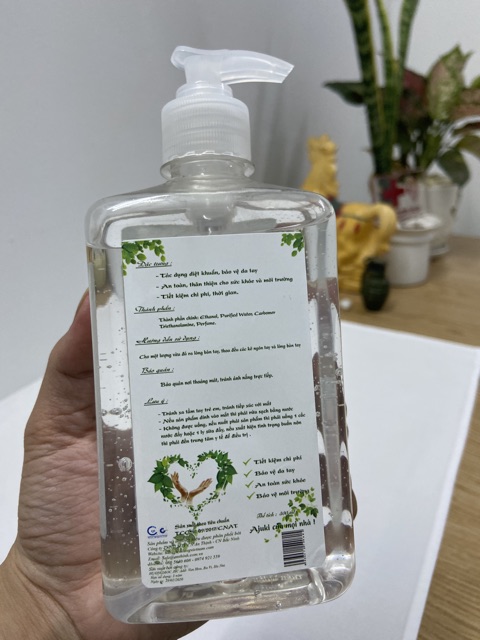 Gel Rửa Tay Khô Q9 Sạch Khuẩn Chai To 500ml | BigBuy360 - bigbuy360.vn
