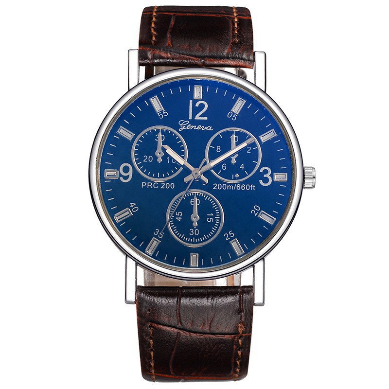 (Giá sỉ) đồng hồ thời trang Geneva nam Dây Da G79