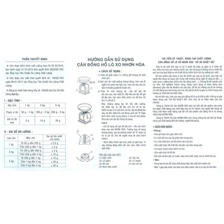 Cân Nhơn Hòa 1 Kg chính hãng