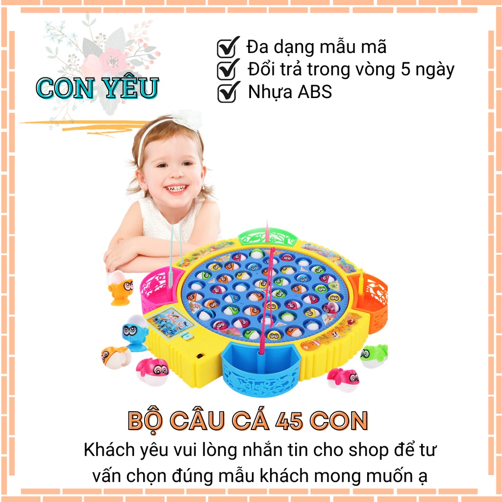 Bộ câu cá đồ chơi cho bé - rèn luyện nâng cao sự khéo léo cho tay bé