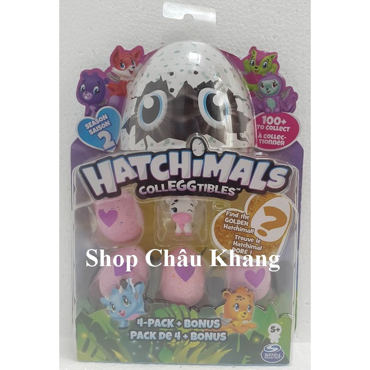 Bộ 4 Trứng Mini Hatchimals S2 6041338