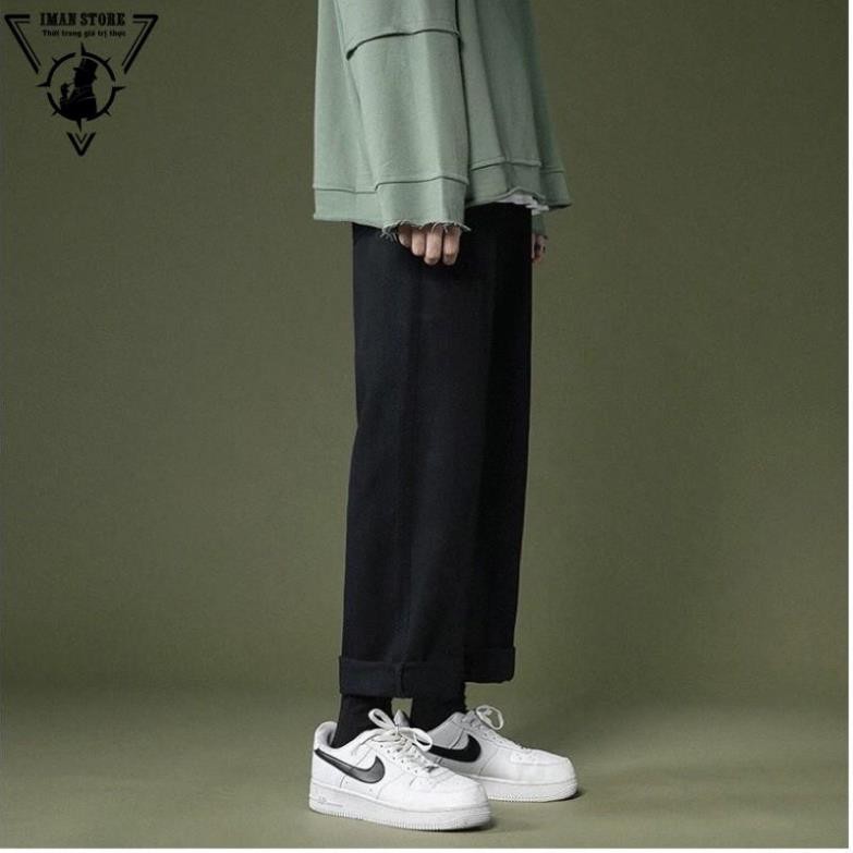 Quần baggy, jean nam, xanh sáng TR03, ống suông, rộng style hàn quốc 2022