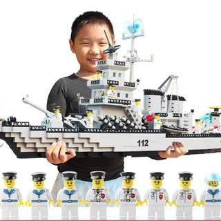 Bộ lego lắp ráp xếp hình tàu khổng lồ 910 chi tiết cho bé từ 6 tuổi