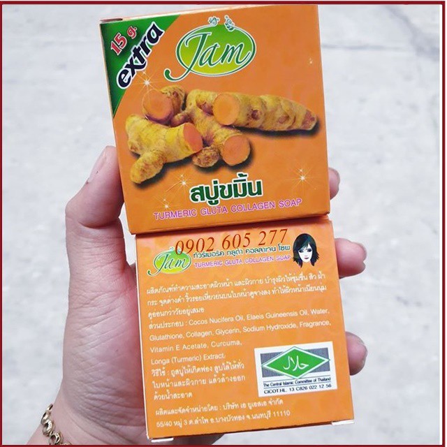 Xà phòng cám nghệ Jam Extra Thái Lan