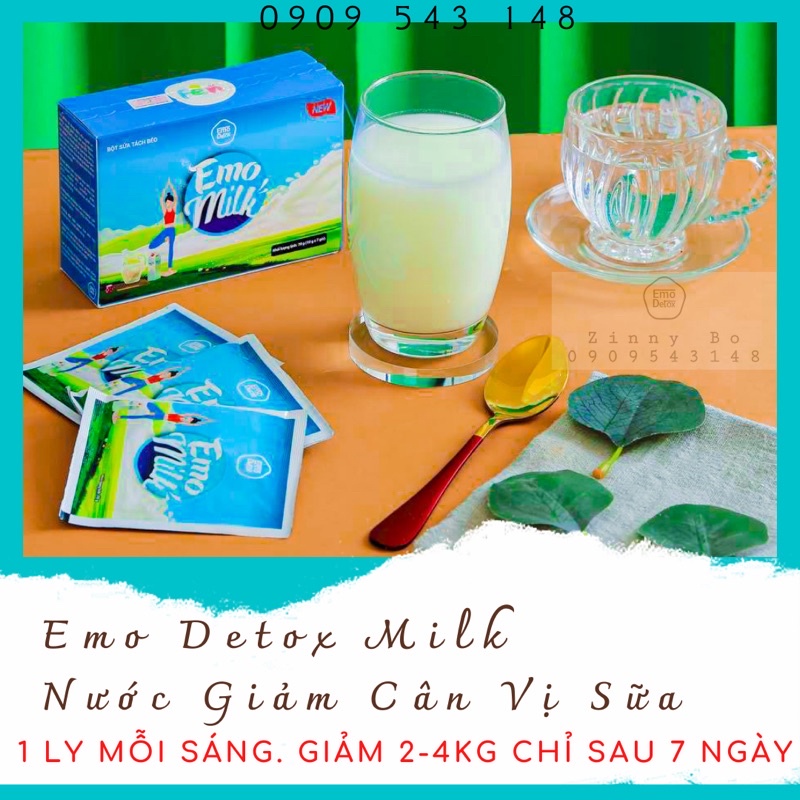 Sữa Bò Giảm Cân Cấp Tốc Emo Milk - Emo Detox