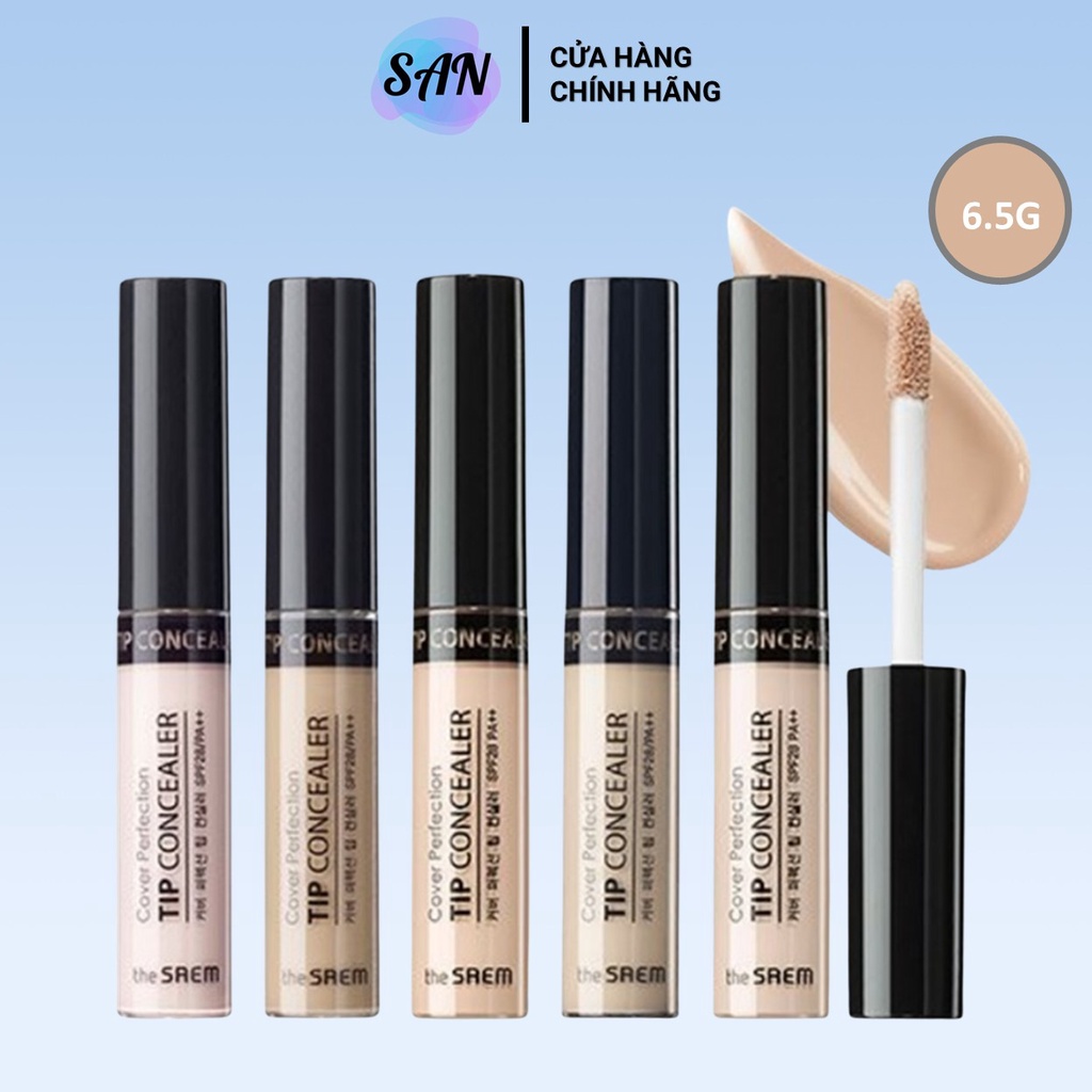 Kem Che Khuyết Điểm The Saem Cover Perfection Tip Concealer 6.5g