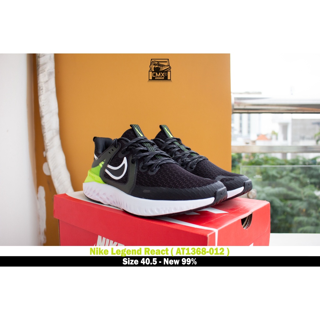 [ HÀNG CHÍNH HÃNG ] GIày Nike Legend React 2 Black/White Volt Noir ( AT1368-012 ) - HÀNG CHÍNH HÃNG 100%