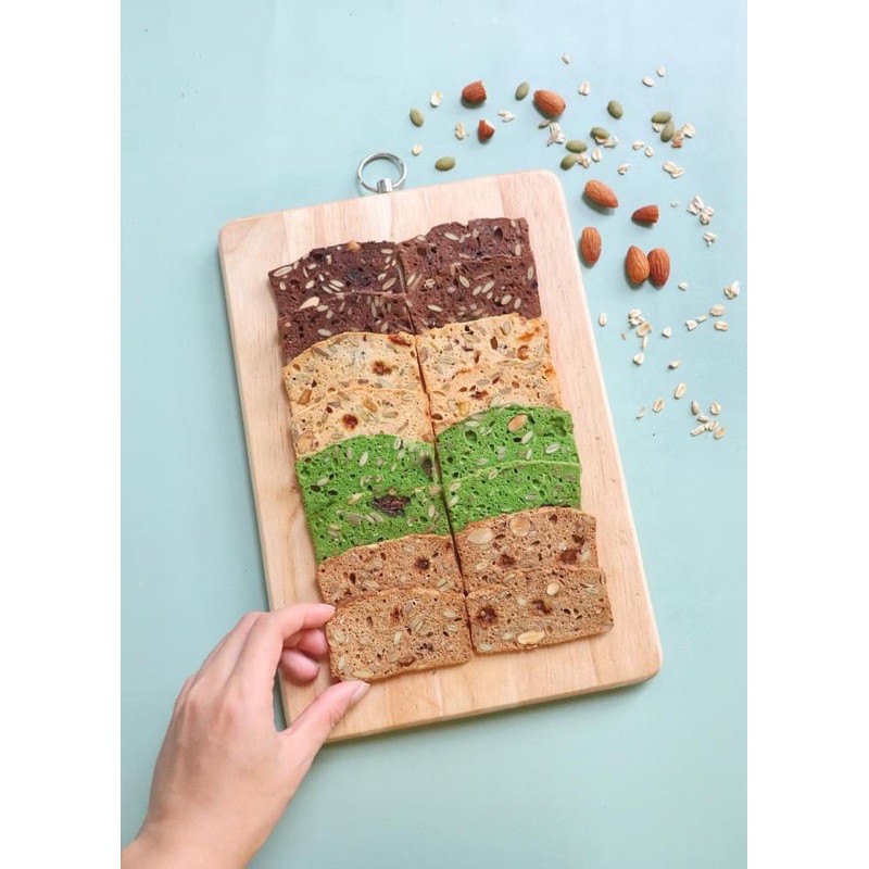 [ FREESHIP ĐƠN HÀNG TỪ 50K ] Bánh Biscotti Ăn Kiêng Thương Hiệu GẠCH ĐỎ | BigBuy360 - bigbuy360.vn