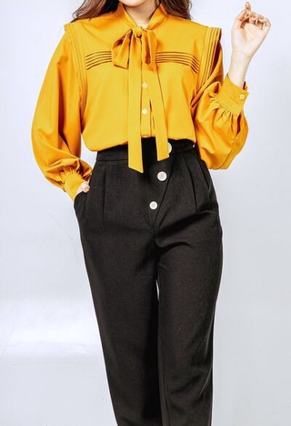 Quần baggy cạp lệch