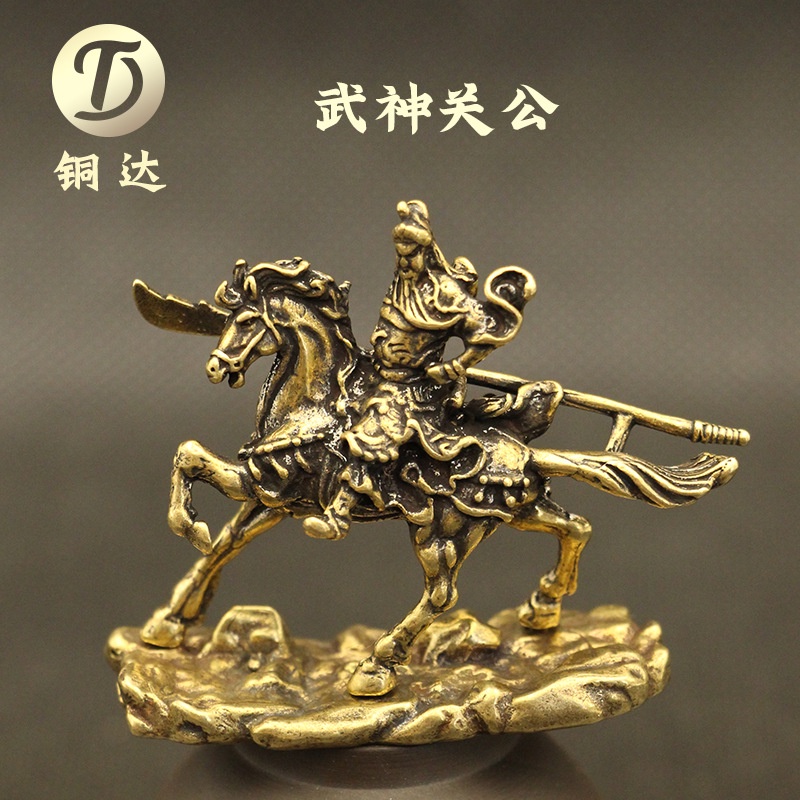 Tượng đồng Quan công ,Quan Vân Trường Cưỡi Ngựa Đồng Đúc Nguyên Khối