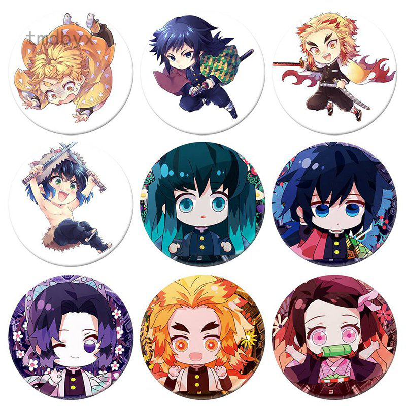 Tmdbyx Huy Hiệu Cài Áo Kiểu Kimetsu No Yaiba Kamado Tanjirou