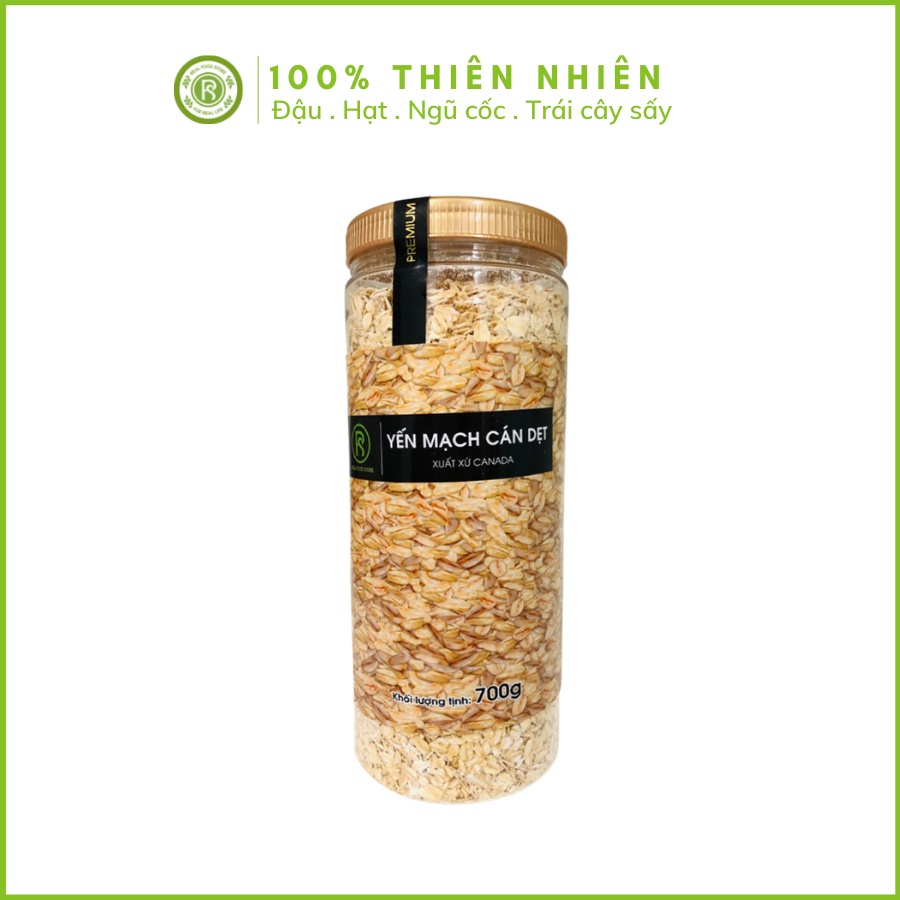 Yến Mạch Cán Dẹt  thương hiệu REAL FOOD nhập khẩu Canada (700g/hũ)