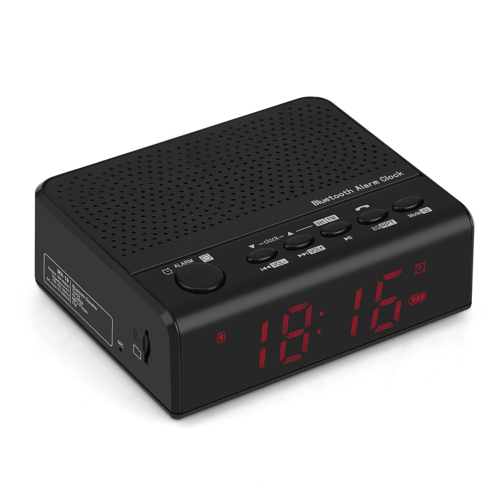 TF Radio Support Bluetooth Card FM Leadstar Alarm Hands-Free Clock Speaker USB Wireless Call