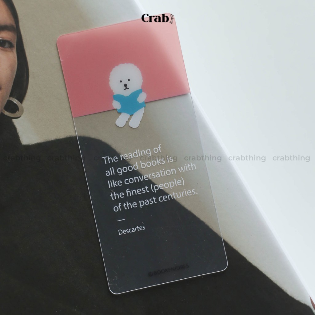 Bookmark - Đánh dấu sách trong suốt 4 màu pastel