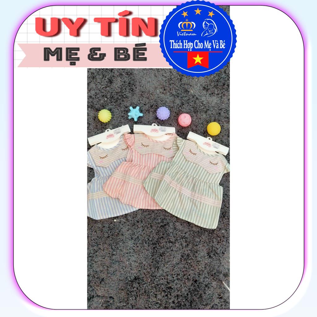 Yếm ăn hình hồ ly (8019),  chất liệu cotton 100% , thương hiệu Aiueo Nhật Bản