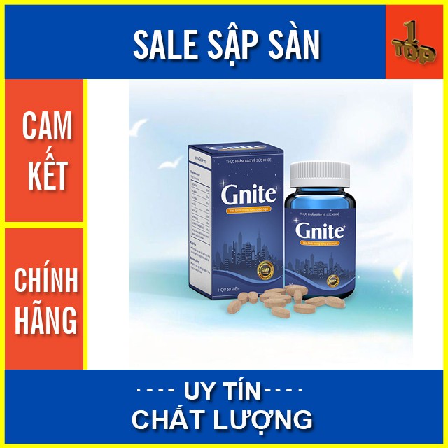 VIÊN UỐNG GNITE –ĐẨY LÙI CHỨNG MẤT NGỦ - HỘP 60 VIÊN
