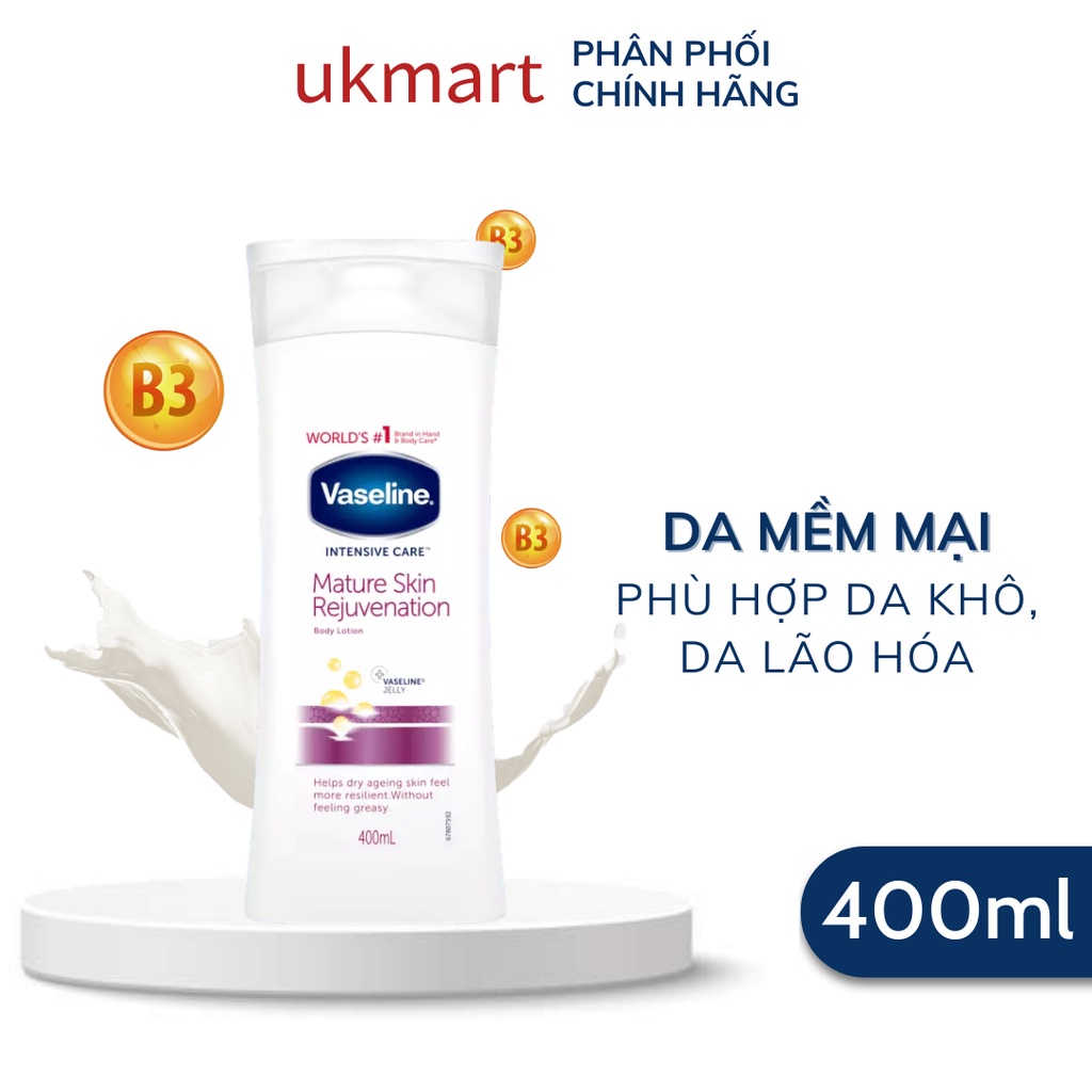 Sữa Dưỡng Thể Vaseline Anh 400ml