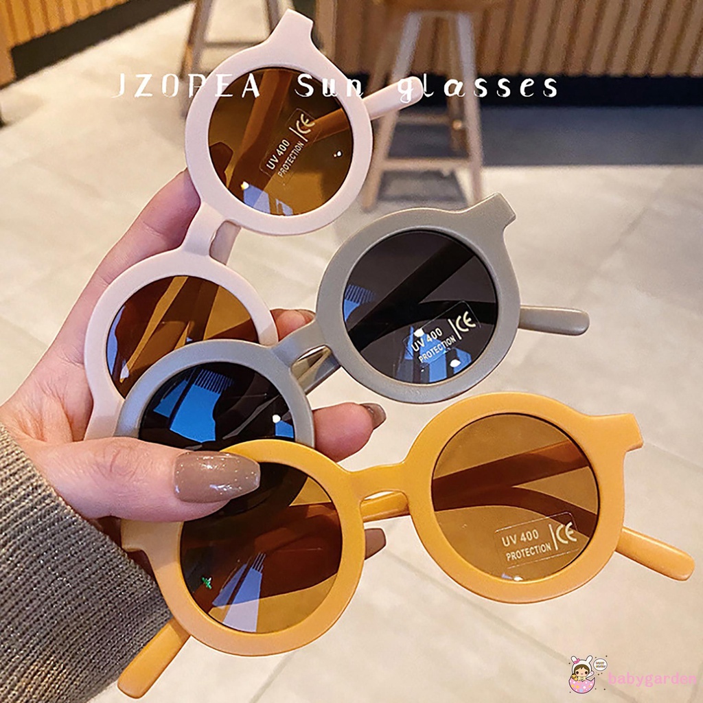 Kính mát tròn chống tia uv400 thiết kế tiện dụng và thời trang cho bé