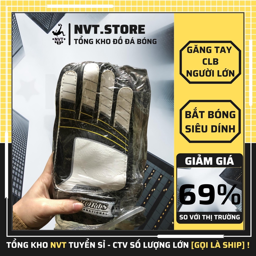 Bao găng tay bắt bóng/đá bóng, bao găng tay thủ môn bắt bóng trẻ em giá rẻ siêu dính -NVT.Store.vn