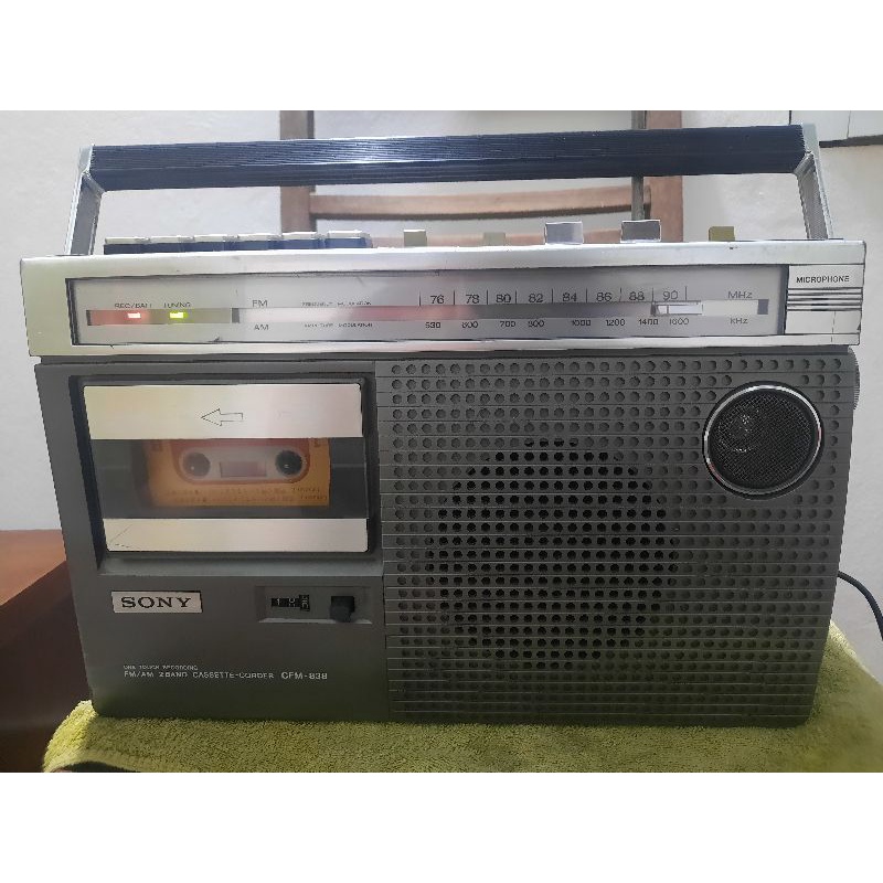 Đài sony cassette cfm 838