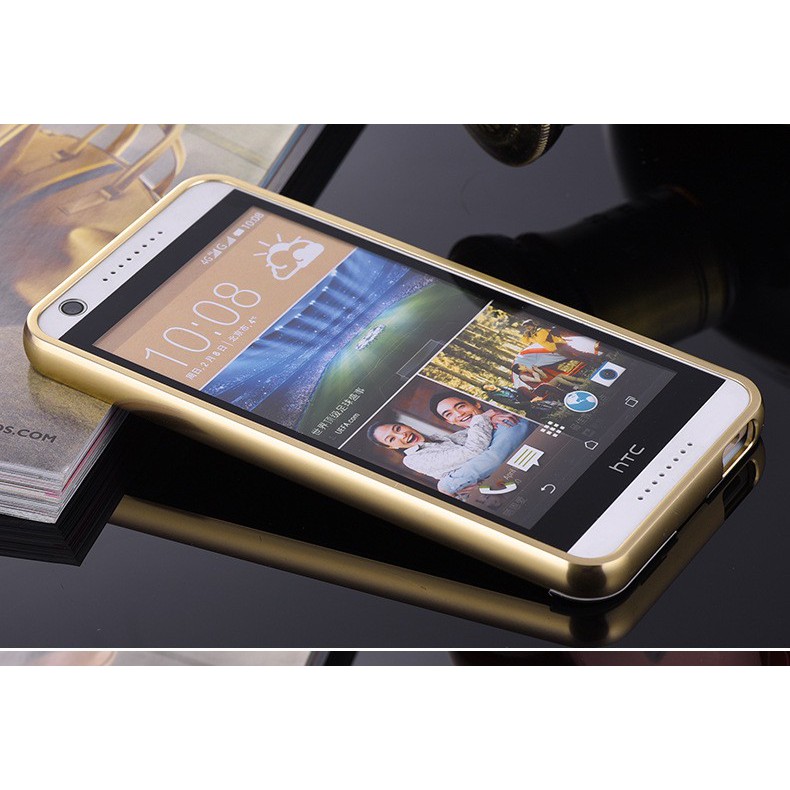 [ Hàng nhập khẩu ] Ốp lưng HTC Desire 826 Selfie tráng gương viền kim loại