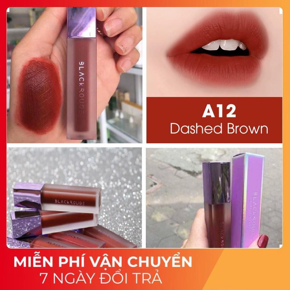 Son Black Rouge A12 ⚡️𝑯𝒂̀𝒏𝒈 𝑯𝒂𝒏𝒅𝒎𝒂𝒅𝒆⚡️ Màu Đỏ Nâu Trầm | BigBuy360 - bigbuy360.vn