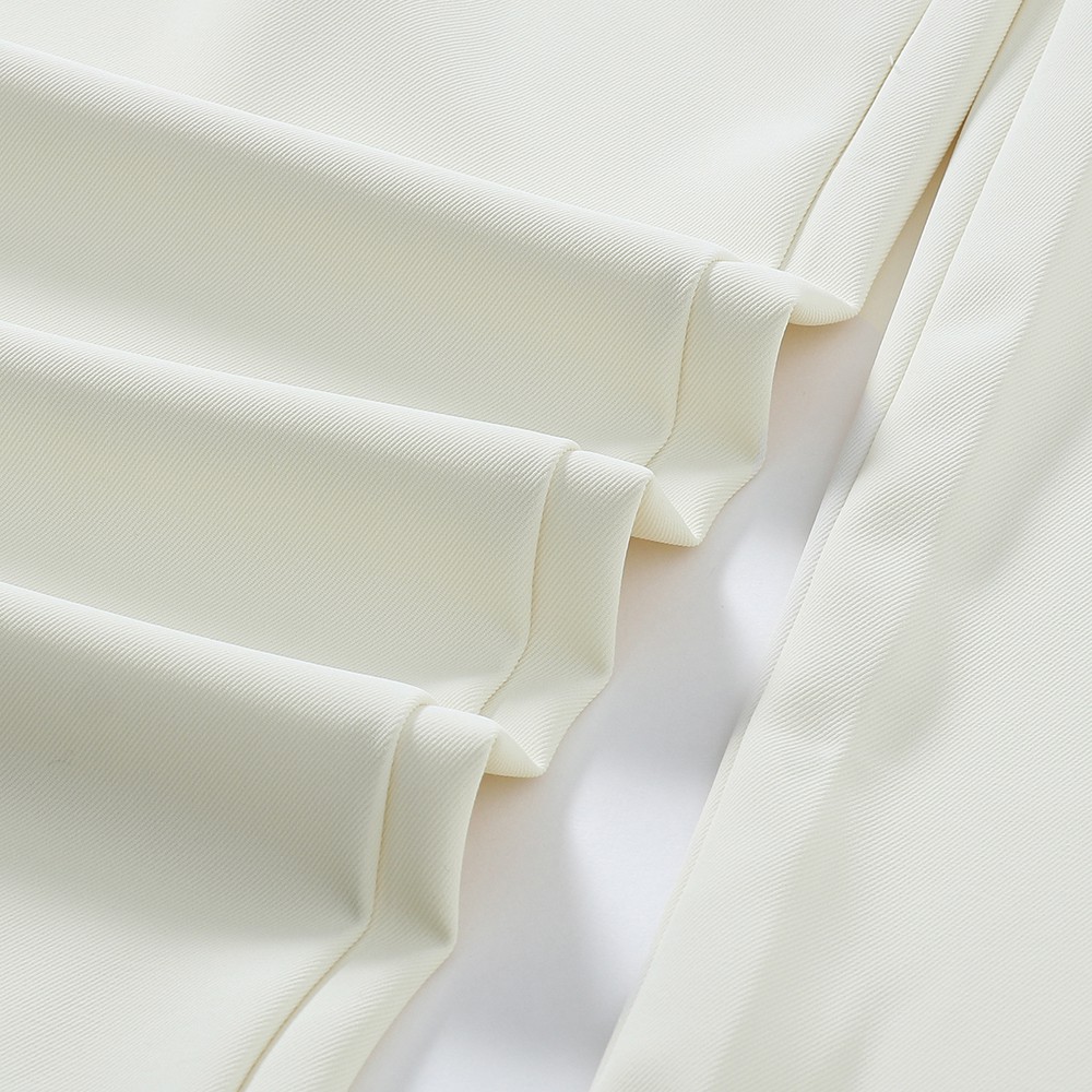 NUZIRO  Quần Dài Lưng Cao Ống Rộng Phong Cách Hàn Quốc