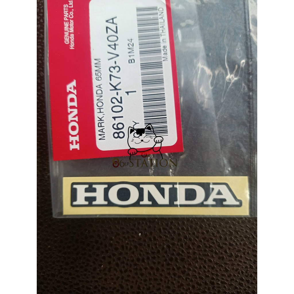 Tem honda dán dè biển số wave 125i future led chính hãng honda thái