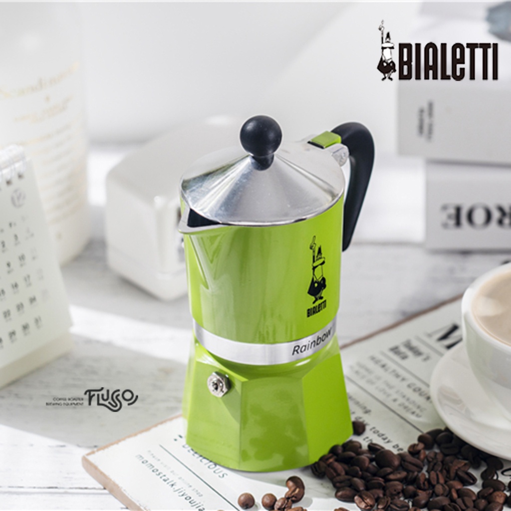 Ấm Pha Cà Phê Moka Bialetti Rainbow 3 Cups