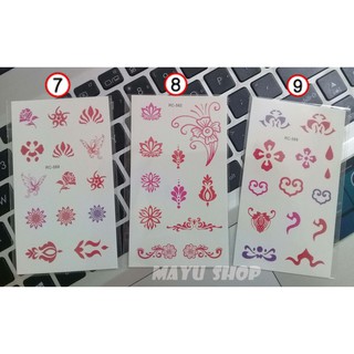 Tattoo dán Hình xăm Dán Cổ trang Phi tần