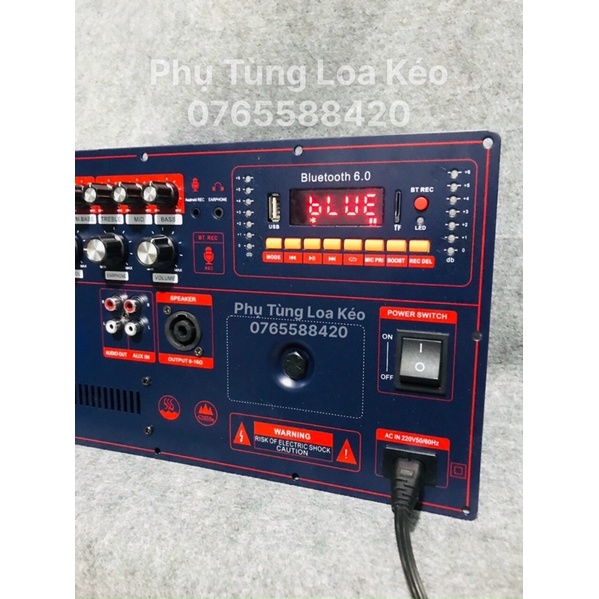 Mạch Loa Kéo Echo Reverb Công Suất 600w Đôi Có Quạt + Chức Năng Live Stream