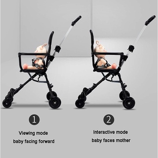 XE ĐẨY GẤP GỌN THÔNG MINH,XE ĐẢY GẤP GỌN 2 CHIỀU KÈM ĐỆM