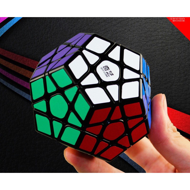 Rubik Biến Thể Megaminx - Rubik Biến Thể 12 Mặt Viền Đen Cao Cấp Nhập Khẩu Chính Hãng