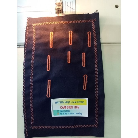 Máy May Nhật Thùa Khuy Cực Đẹp Riccar 1000 và 303- Thùa Khuy Áo Dạ, Vét, Măng Tô - Máy Khỏe- Thùa Được Vải Dày