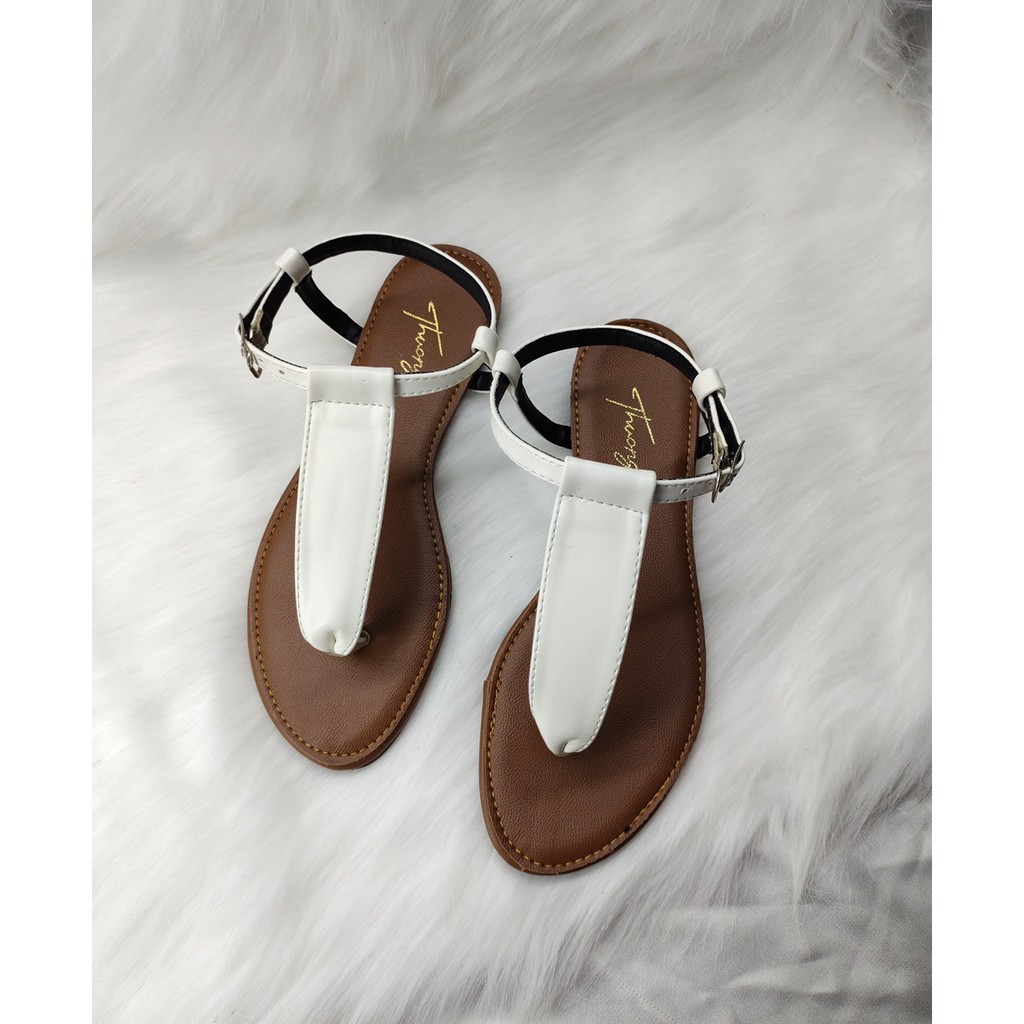 Giày Sandal Thời Trang D&N Đế Bệt Quai Kẹp Hở Hậu Rất Năng Động