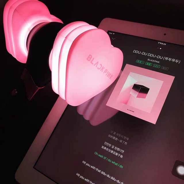 Đèn cổ vũ Lightstick Black Pink HAMMER BONG unoff