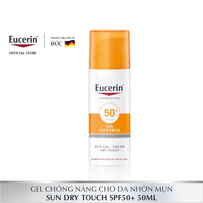 Kem chống nắng kiểm soát dầu Eucerin Sun Gel-Creme Oil Control Dry Touch SPF 50+ - Eucerin